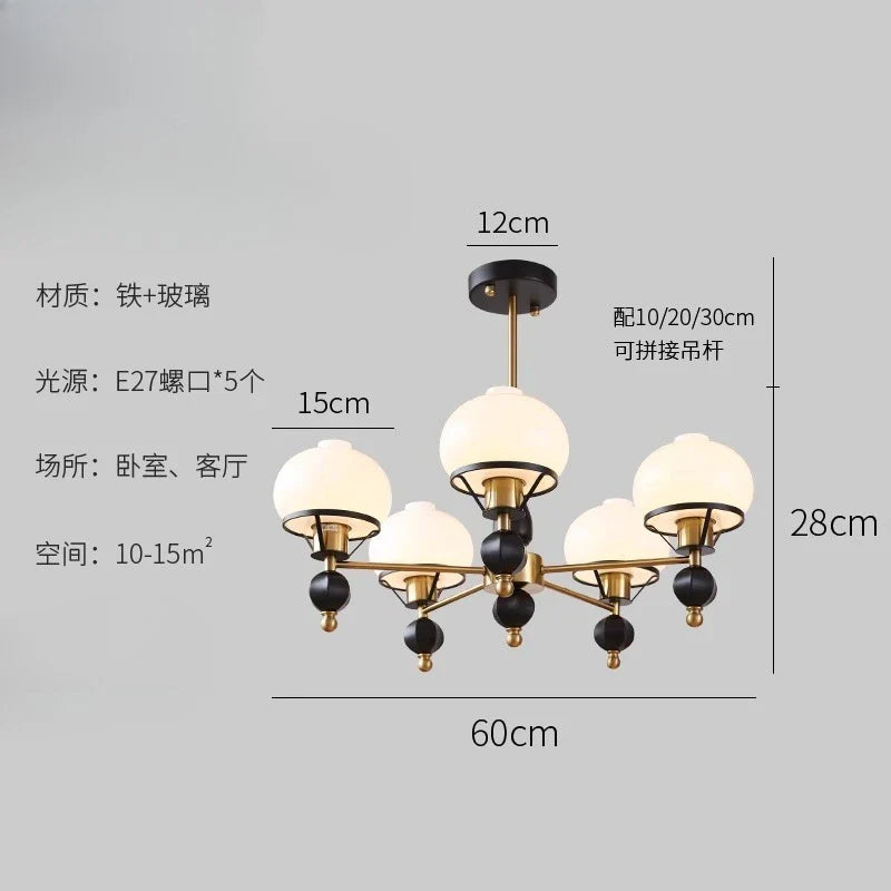 Afralia™ Medieval Ceiling Lamp for Bedroom and Study Room