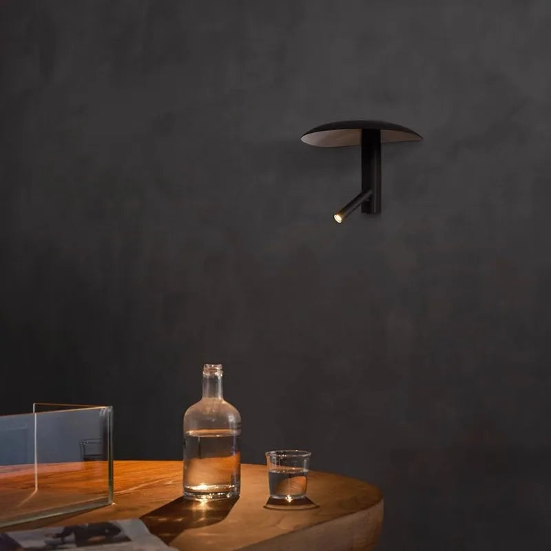 Afralia™ Mushroom Umbrella Wall Lamp: Nordic Minimalist Bedroom Living Room LED Light