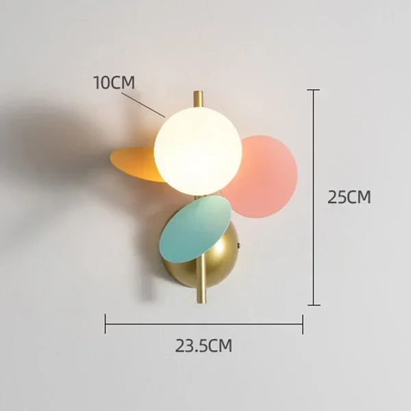 Afralia™ Nordic Glass Ball Sconce G9 Light for Elegant Living Room & Bedroom Decor