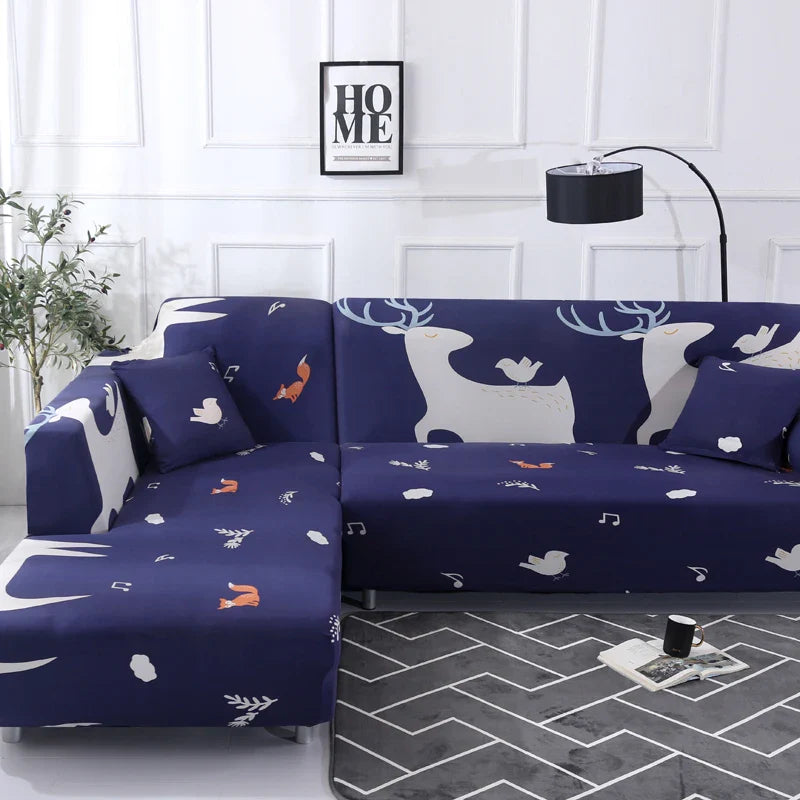 Afralia™ Stretch Sofa Cover Slipcover Print Seater Couch Protector