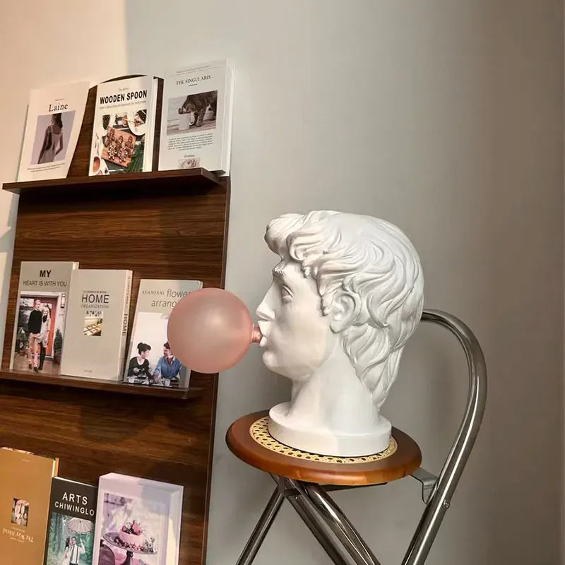 Afralia™ David Sculpture Table Lamp Modern Lighting Fixture for Home Decoration