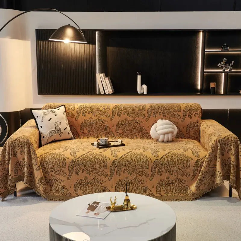 Afralia™ Chenille Sofa Cover: Thickened Slipcover Blanket for Full Couch Protection