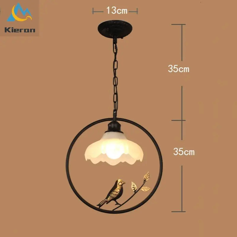 Afralia™ Birdcage LED Chandelier: Modern Resin Pendant Lights for Bedroom, Living Room, and Restaurant