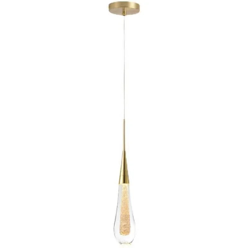 Afralia™ Modern Crystal Chandelier Bubble LED Hanging Lights for Dining Living Room Kitchen Bedroom