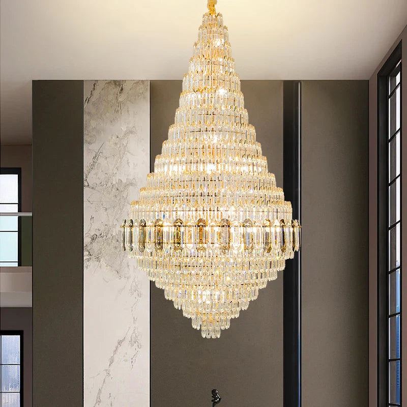 Afralia™ Hollow Chandelier: Luxury Spiral Staircase & Living Room Light for Hotel Lobby
