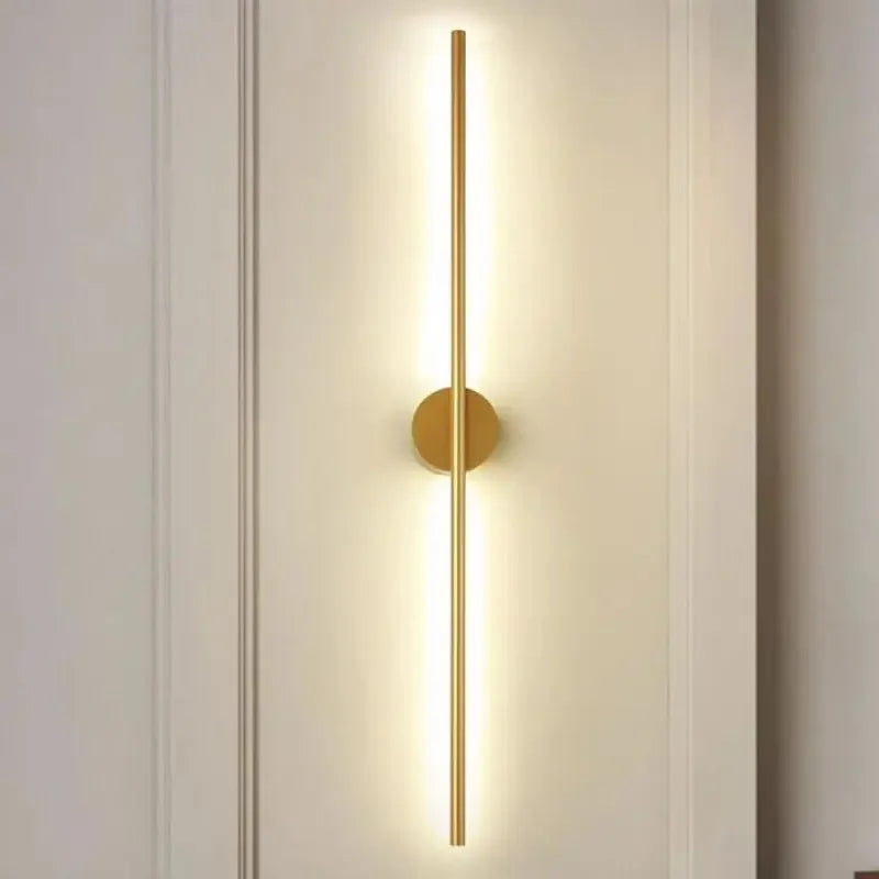 Afralia™ Linear Tube LED Wall Lamp Living Room Bedside Foyer Corridor Sconce Panel