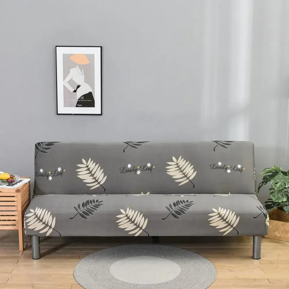 Afralia™ Stretchy Futon Sofa Cover for Sofa without Armrests
