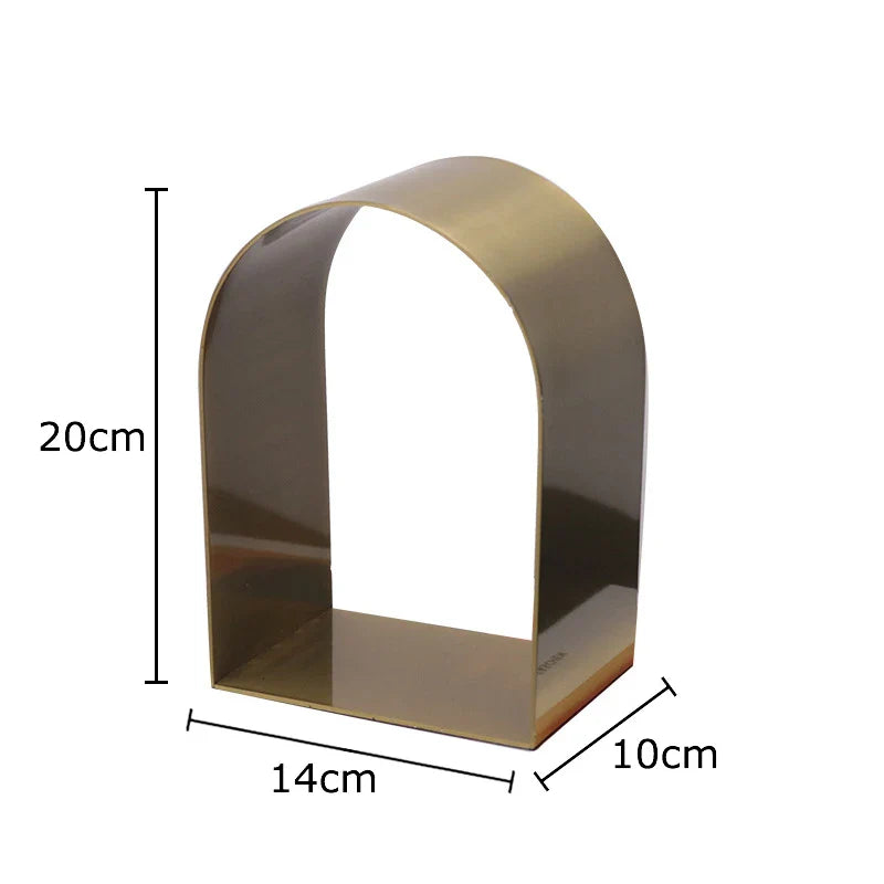 Afralia™ Arches Geometry Desk Decoration - Modern Sculpture Craft for Room Aesthetics