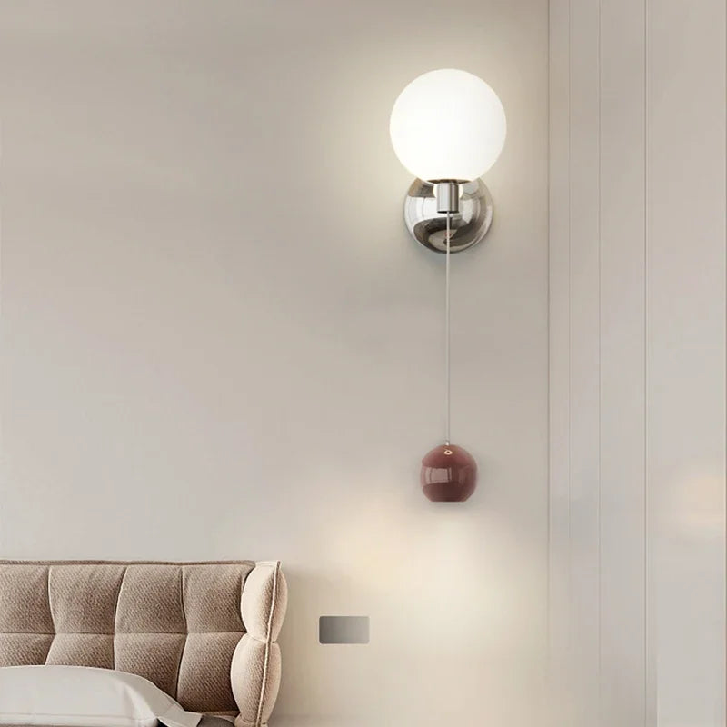 Afralia™ Modern Nordic LED Wall Lamp for Dining Room Bedroom Home Décor