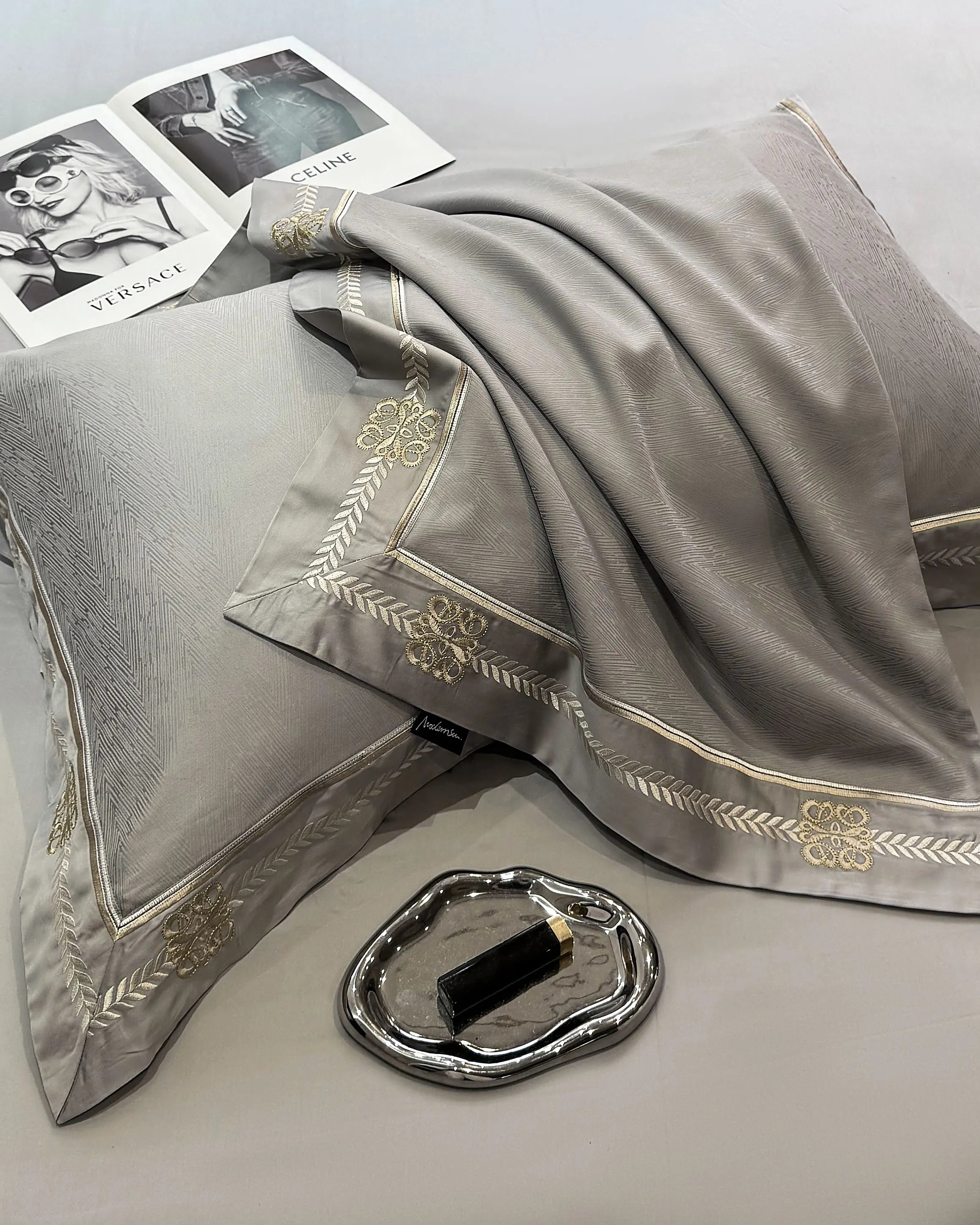 Afralia™ Eucalyptus Fiber Summer Quilt Bedding Set with Cool Feeling, Soft Silky Comforter & Bed Sheet Set