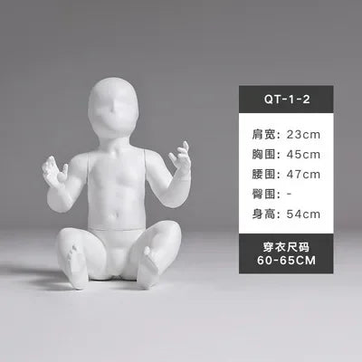 Afralia™ Kids Full Body Mannequins for Children's Clothing Store - Child Display Stands