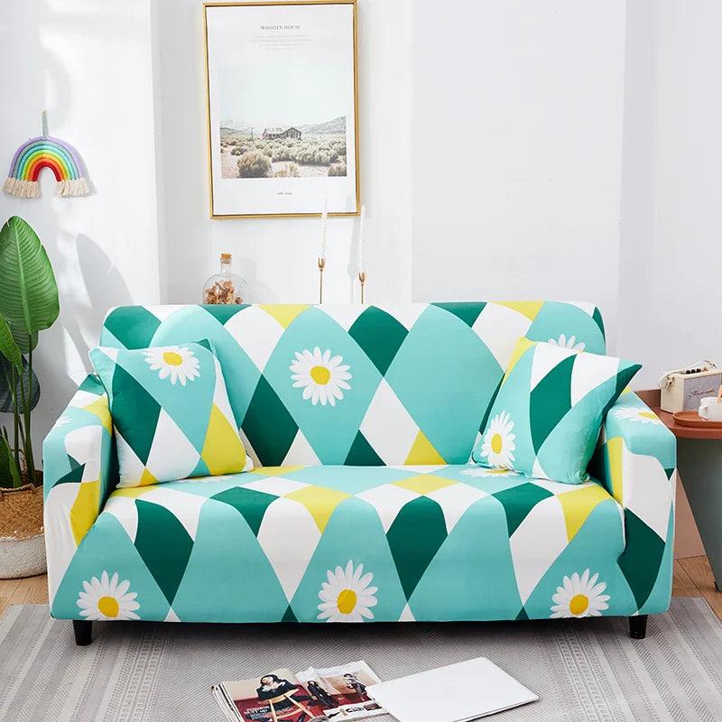 Afralia™ Stretch Sofa Cover Print Slipcover Couch Protector Case for Seater