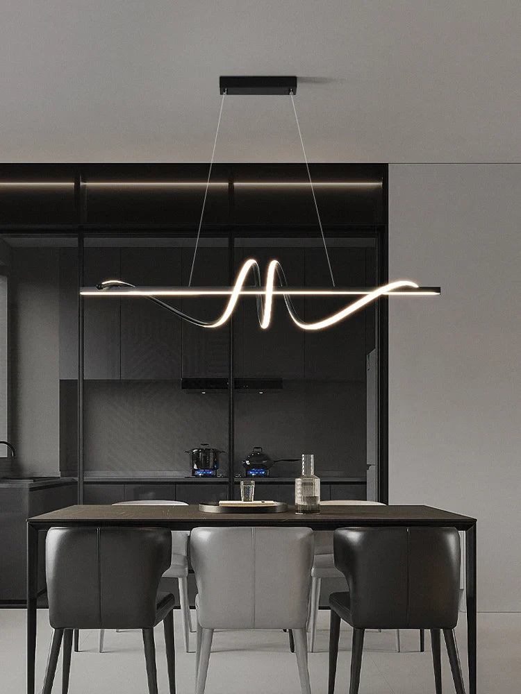 Afralia™ Modern LED Pendant Lights for Living Room Dining Kitchen Office Home Decor