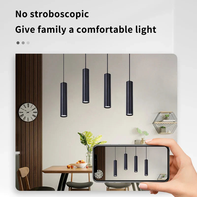 Afralia™ Modern LED Ceiling Chandelier Kitchen Dining Table Light Luxury Lamps