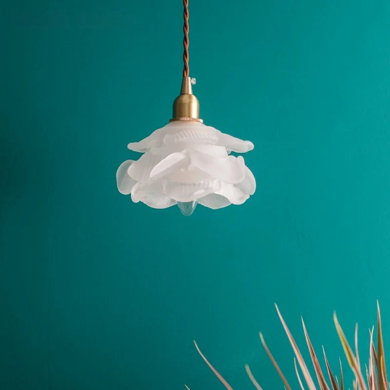Afralia™ Frosted White Glass LED Pendant Lamp: Nordic Minimalism for Living Room & Cafe