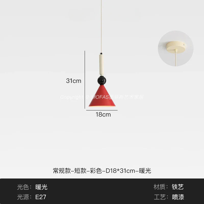 Afralia™ Industrial Vintage Pendant Light E27 Ceiling Chandelier - Modern Nordic Hanging Lamp for Home Decor
