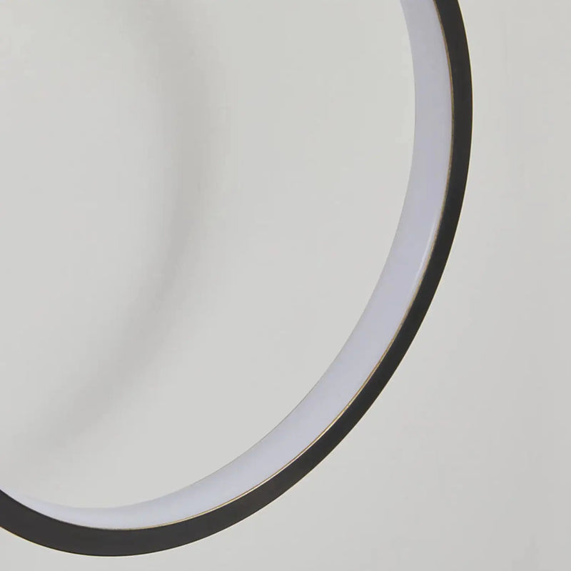 Afralia™ Black Ring LED Wall Lamp - Modern Nordic Style Indoor Light Fixture