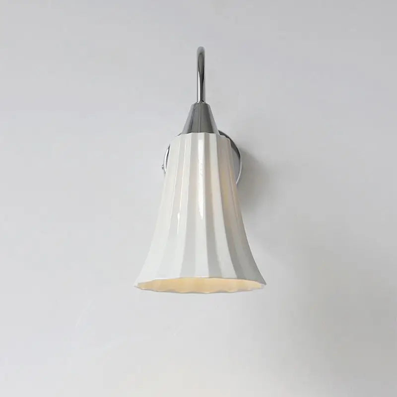 Afralia™ Nordic Ceramic Wall Lamp for Bedroom, Postmodern Style, French Design