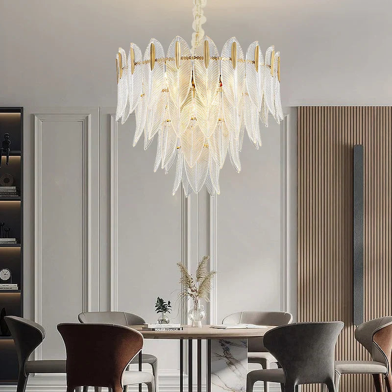 Afralia™ Post-Modern Light Luxury Chandelier for Living Room, Dining Room, and Bedroom