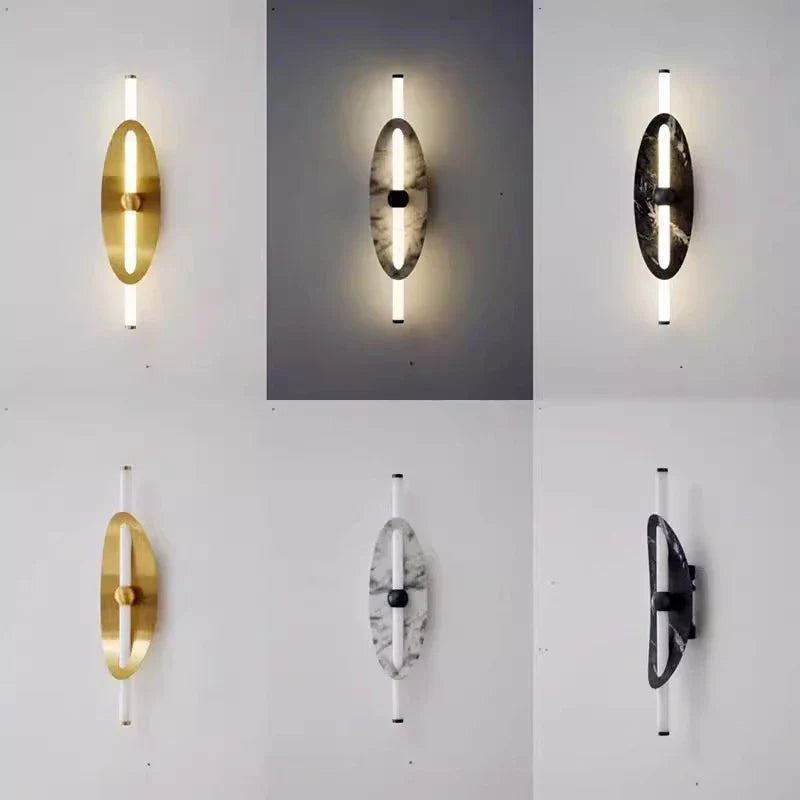 Afralia™ Time Travel Luxury Wall Lamp: Bedroom Living Room Background Light