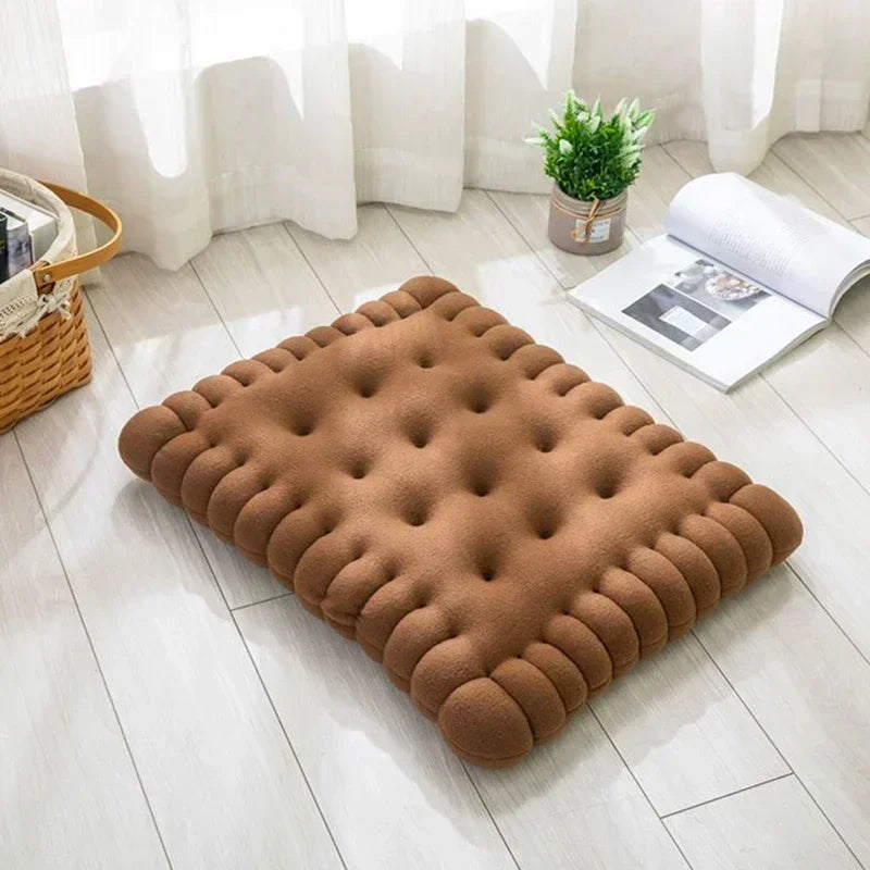 Afralia™ Biscuit Sofa Cushion: Soft Chair Seat Cushion for Home Decor and Living Room
