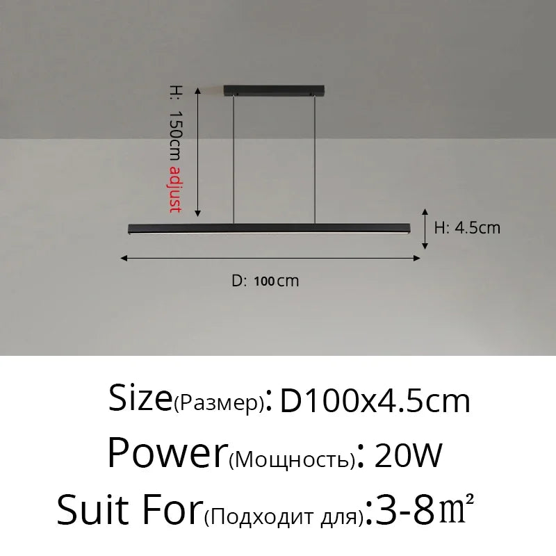 Afralia™ Modern LED Pendant Lights: Bedroom Living Dining Room Kitchen Bar Indoor Lighting with Remote Control