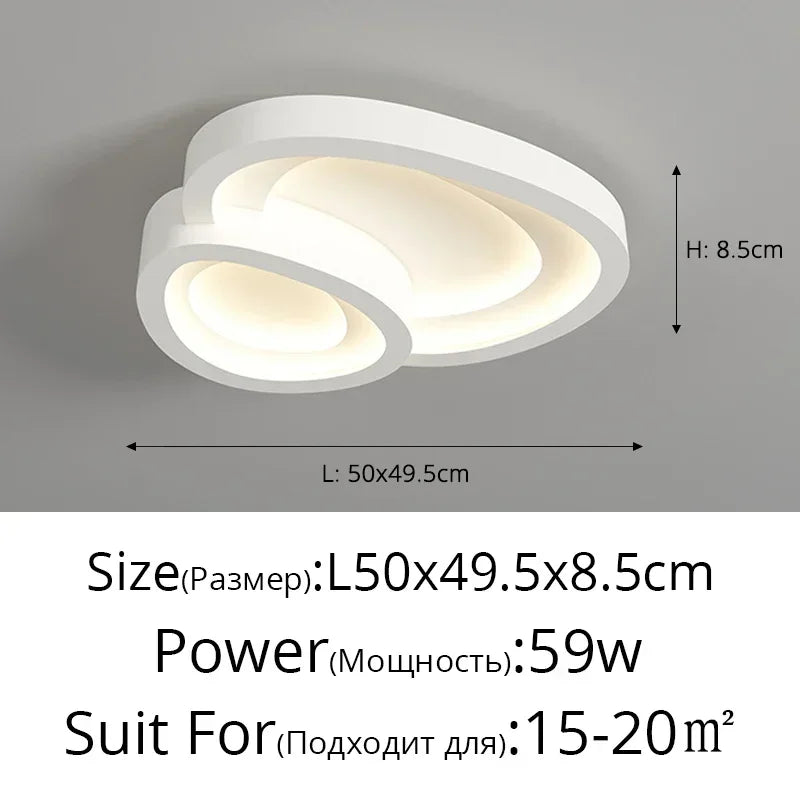 Afralia™ Designer Ceiling Lights for Living Room Kitchen Bedroom Home Decor Lighting