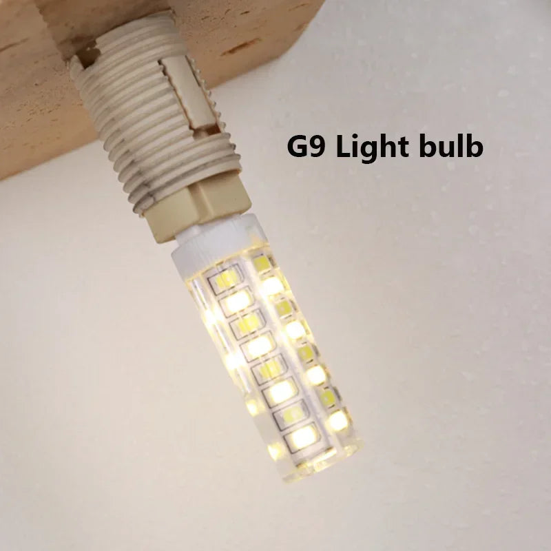 Afralia™ Natural Stone Wall Sconce with Glass Lampshade and LED Light