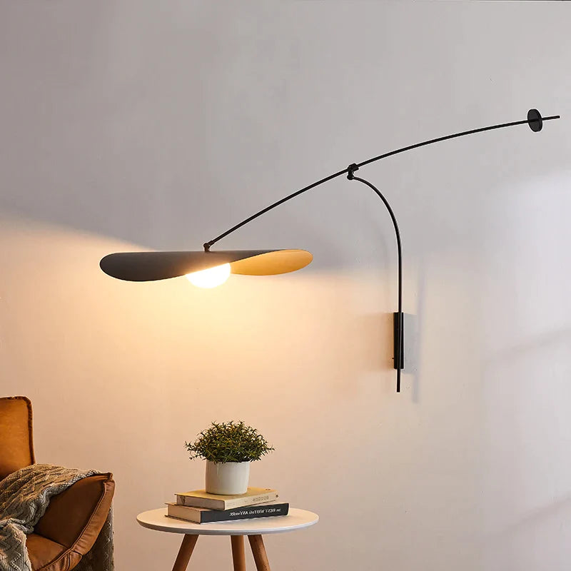 Afralia™ Retro Industrial Rocker Wall Lamp for Bedroom and Study