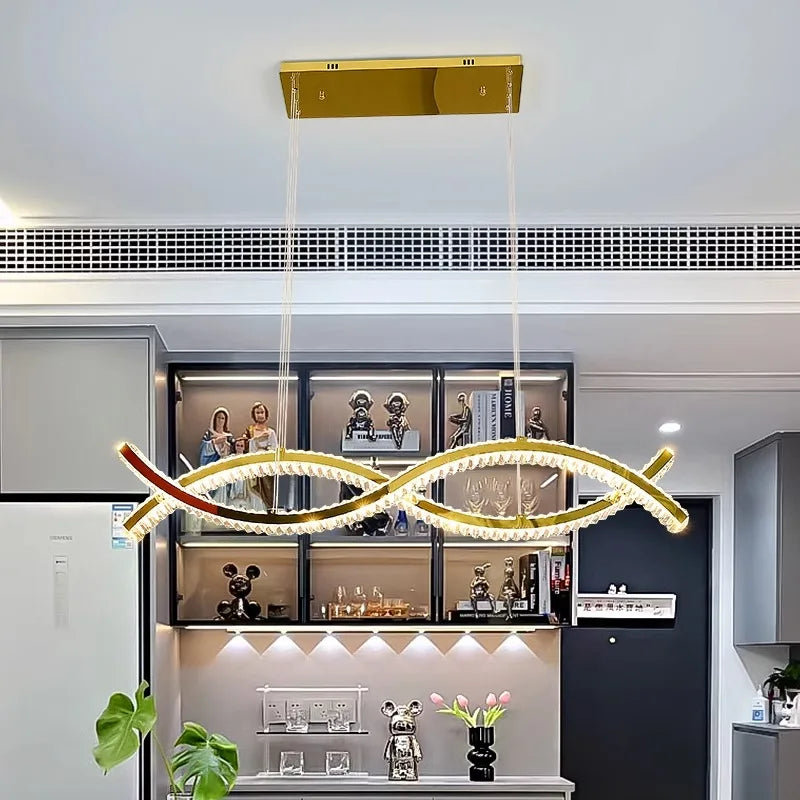 Afralia™ Modern Pendant Chandelier for Dining Room Ceiling Lighting