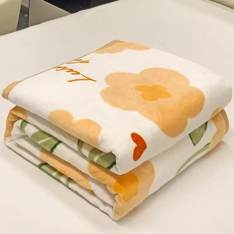 Afralia™ Cozy Checkered Fleece Blanket for All Seasons