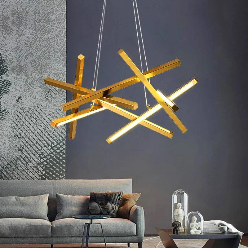 Afralia™ LED Chandelier Lighting for Living Room Bedroom Dining Salon Indoor - Pendant Lamp & Room Decor