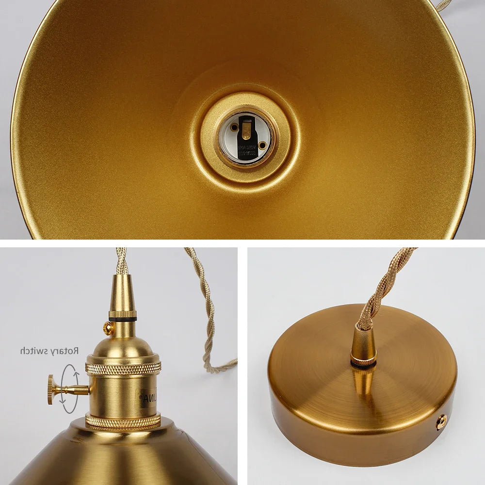 Afralia™ Loft Retro Vintage Pendant Light - Industrial Edison Chandelier for Elegant Home Lighting