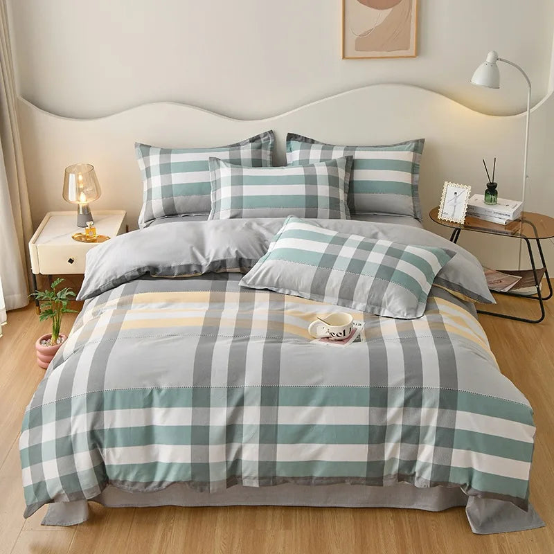 Afralia™ Cotton Printed Bedding Set for Sweet Cozy Sleep
