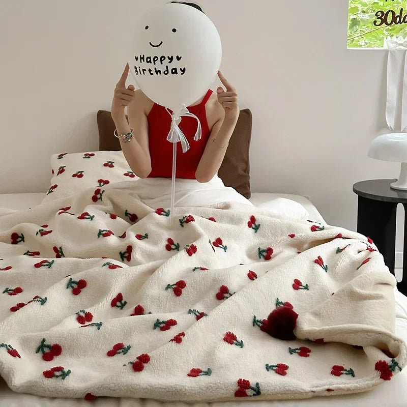 Afralia™ Cozy Sheep Rollie Loop Fleece Blanket for Winter - Premium Warmth and Comfort