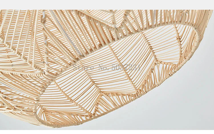 Afralia™ Zen Bamboo Pendant Light for Home Decor in Living Room and Restaurant