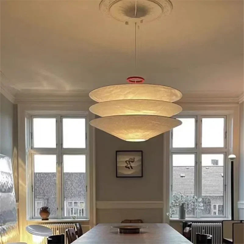 Afralia™ Scandinavia Paper Pendant Lamp Ceiling Chandelier for Living Room Kitchen