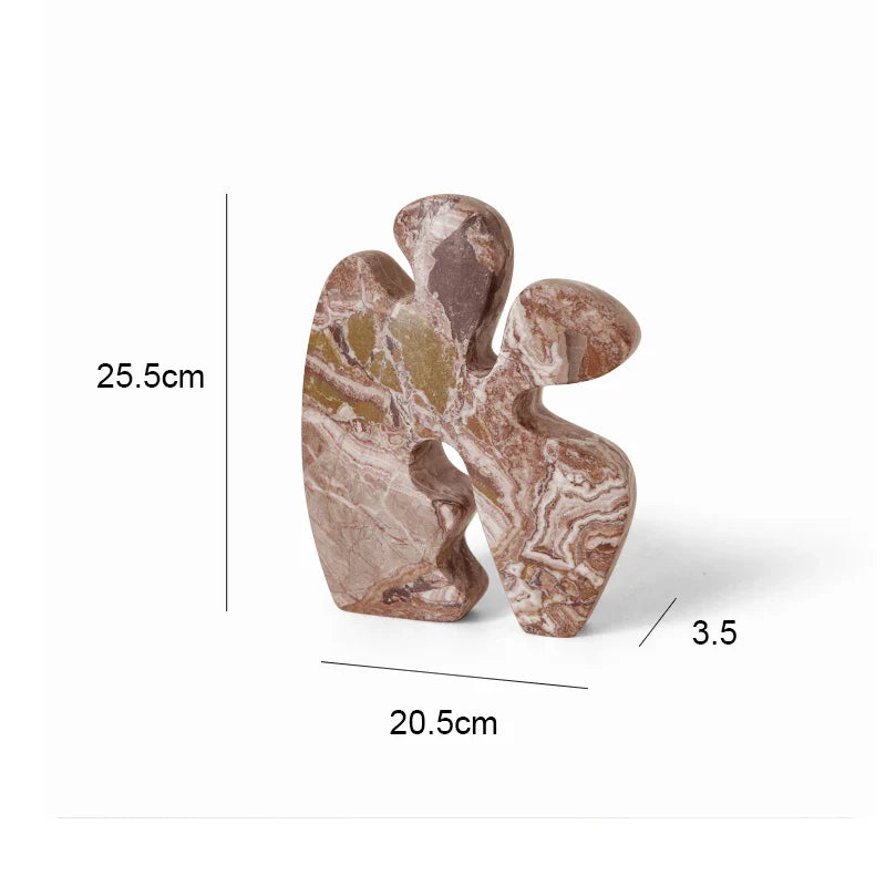 Afralia™ Marble Sculptures & Figurines: Elegant Stone Decor Ornaments for Home Sophistication