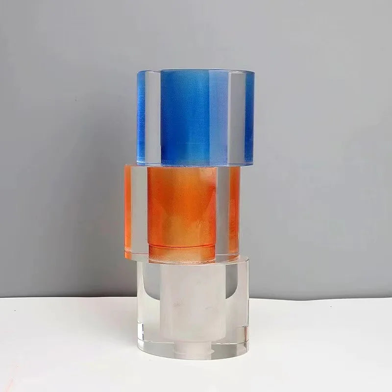 Afralia™ Clear Crystal Mosaic Vase - Home Decoration Terrarium Flower Pot