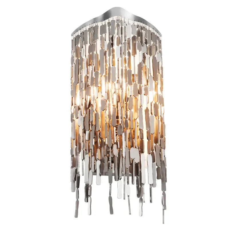 Afralia™ Modern Steel LED Chandelier: Elegant Living Room Lighting Fixture