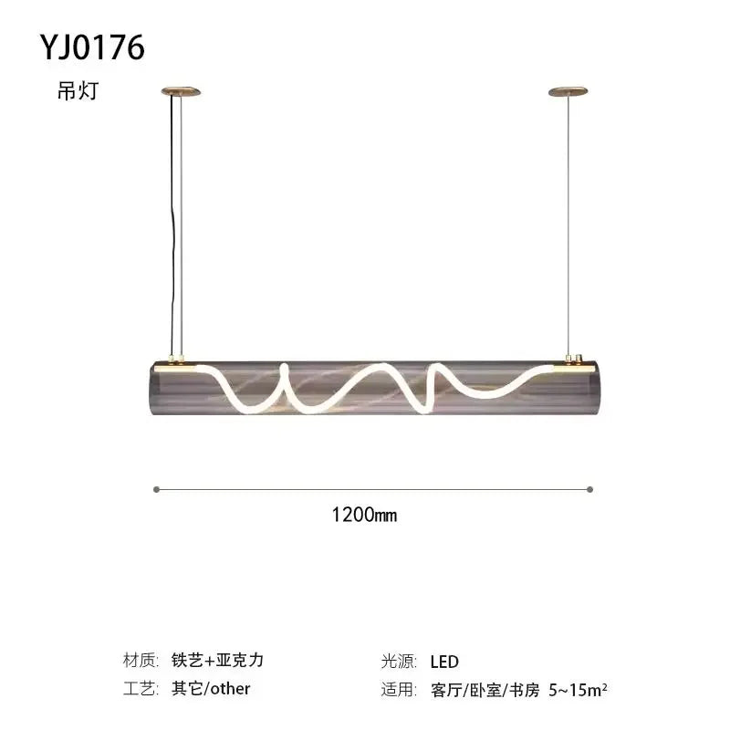 Afralia™ Gold LED Chandelier: Nordic Minimalist Dimming Pendant Lights for Home Decor