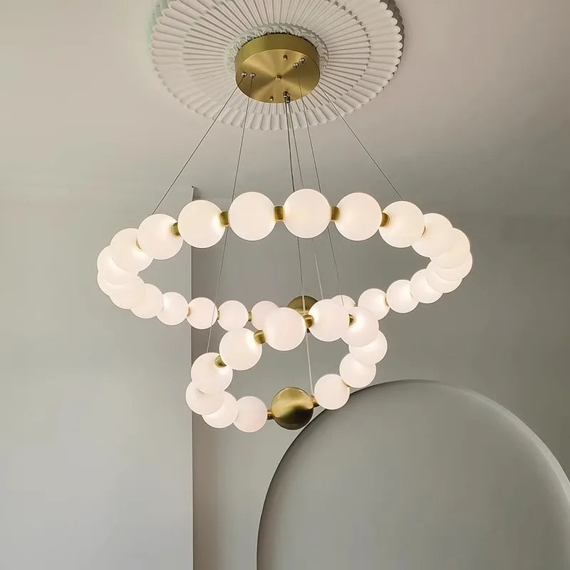 Afralia™ Modern LED Pendant Light Chandeliers for Living Room and Dining Room