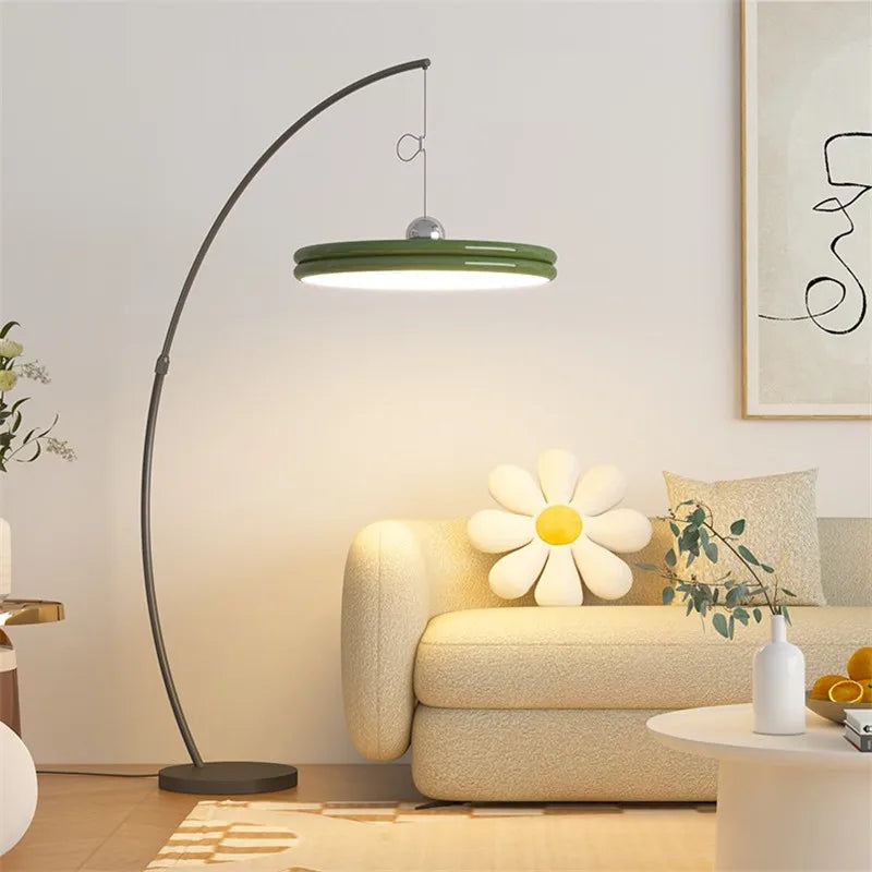 Afralia™ Nordic Minimalist Iron Art Floor Lamp for Living Room Sofa