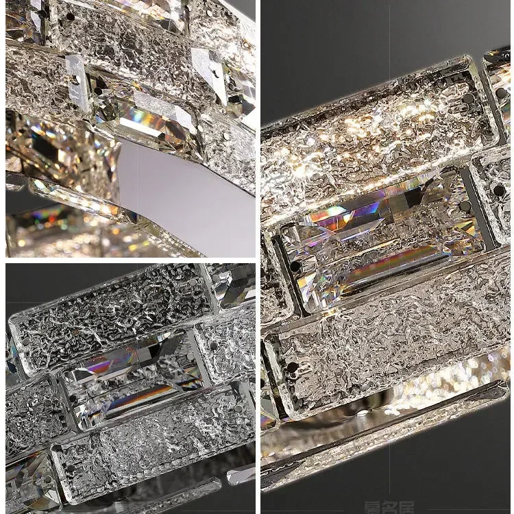 Afralia™ Crystal Chandelier: Modern LED Ceiling Lighting for Bedroom, Living, Dining Room