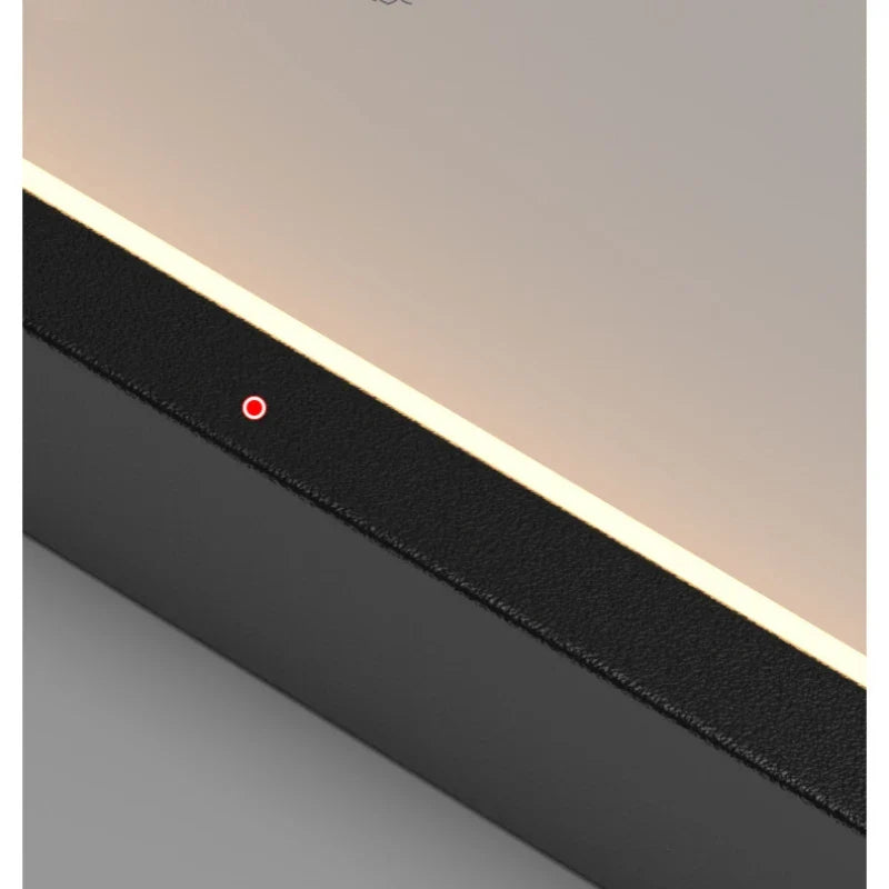 Afralia™ Modern Aluminum Frame Pendant Chandelier LED Staircase Lighting for Living Room Decor