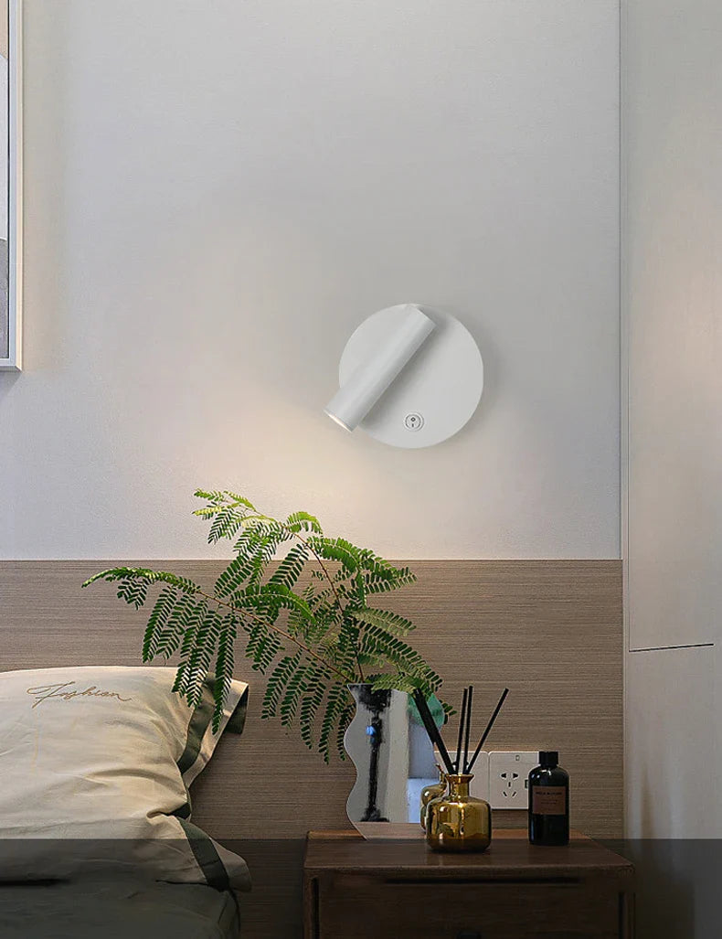 Afralia™ Adjustable LED Wall Reading Lamp 3W Spotlight for Bedroom and Hotel