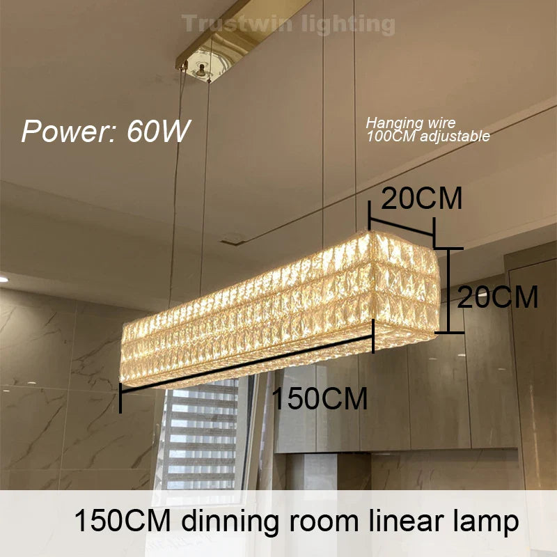 Afralia™ Crystal Chandelier: French Vintage Luxury Lighting for Living Room & Dining Room