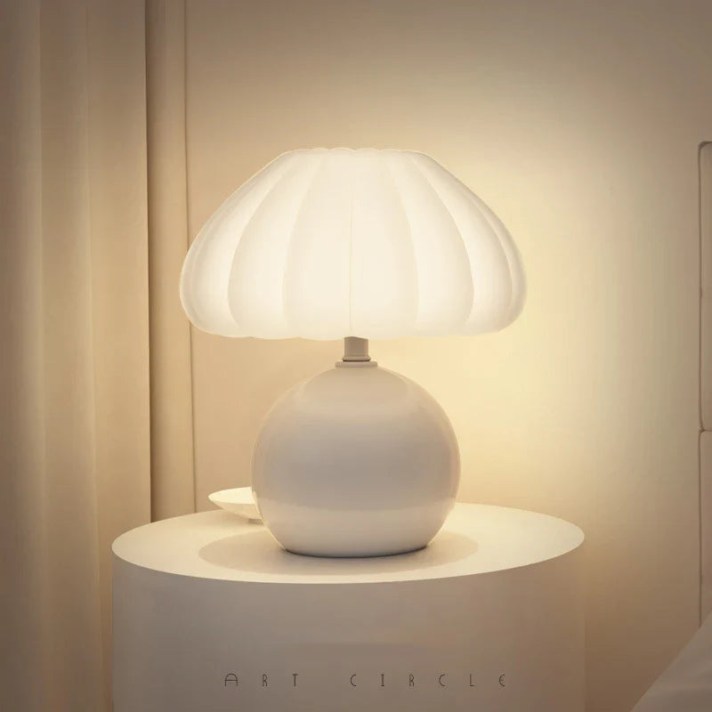 Afralia™ Mushroom Style Bedside Lamp for Children's Room, Eye-Friendly Night Light