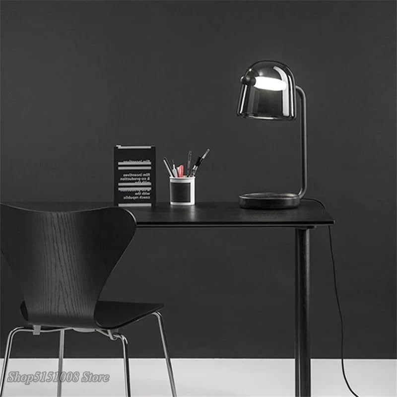 Afralia™ LED Glass Floor Lamp Modern Living Room Bedroom Lighting Fixtures