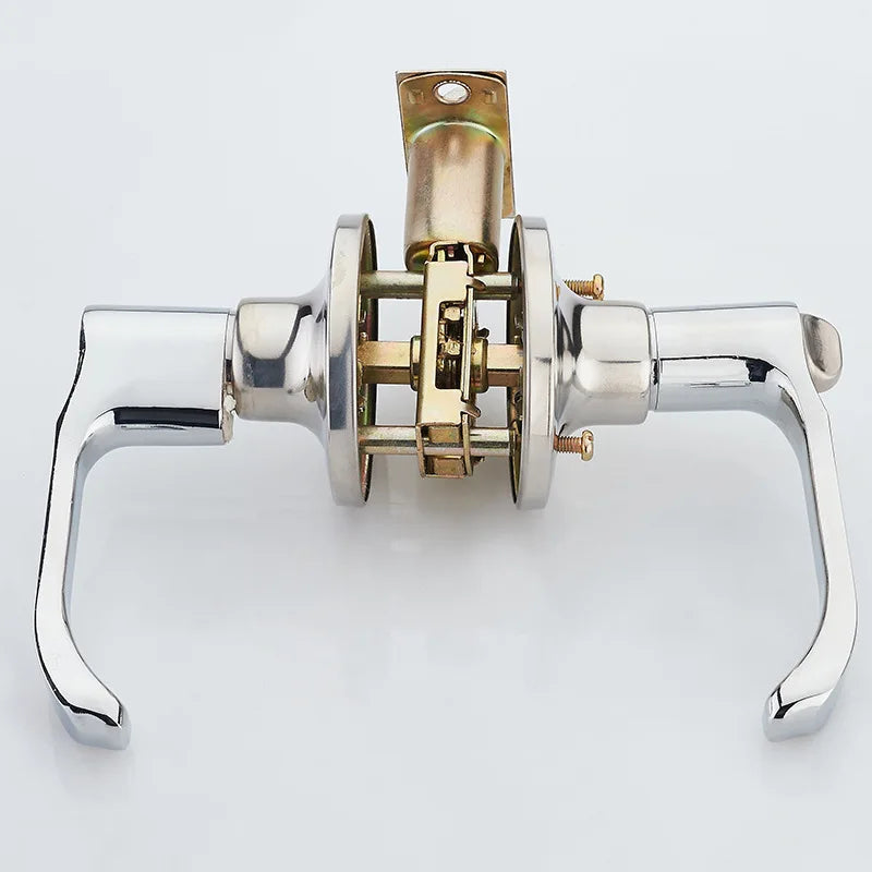 Afralia™ Indoor Kitchen Bathroom Door Handle Lock Kit ZP7101617